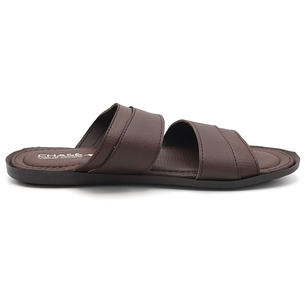 Men's Slippers A-08 - Brown, Men, Slippers, Chase Value, Chase Value
