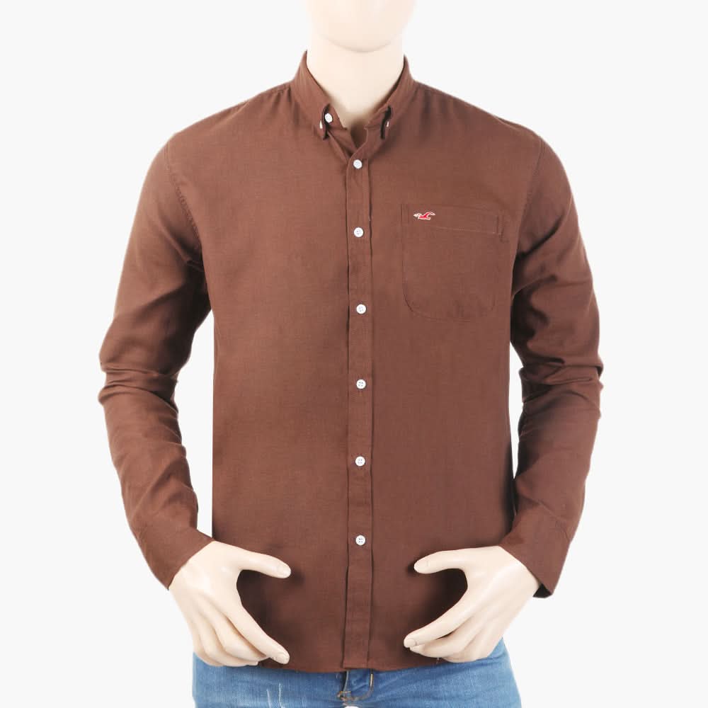 Men's Casual Shirt - Dark Brown, Men's Shirts, Chase Value, Chase Value