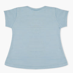 Girls Half Sleeves T-Shirt - Blue, Girls T-Shirts, Chase Value, Chase Value