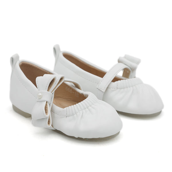 Girls Pumps 666-1S - White, Kids, Pump, Chase Value, Chase Value