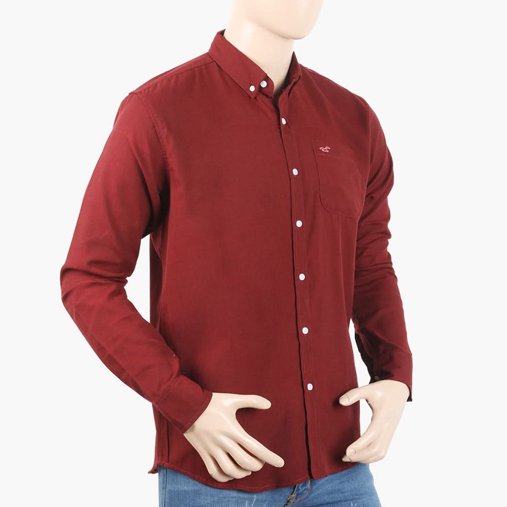Men's Casual Shirt - Maroon, Men's Shirts, Chase Value, Chase Value