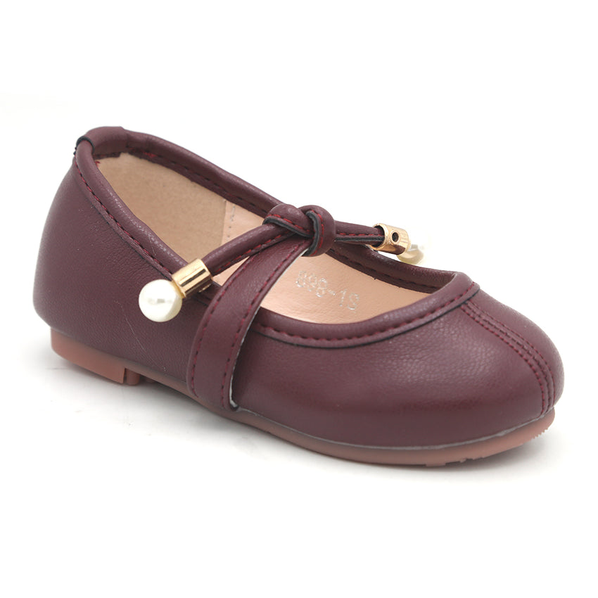 Girls Pumps 898-1S - Maroon, Kids, Pump, Chase Value, Chase Value