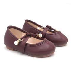 Girls Pumps 898-1S - Maroon, Kids, Pump, Chase Value, Chase Value
