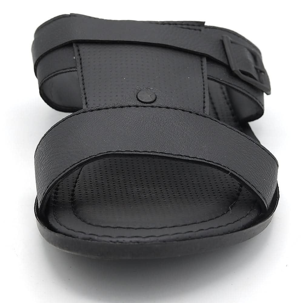 Men's Slippers A-07 - Black, Men, Slippers, Chase Value, Chase Value