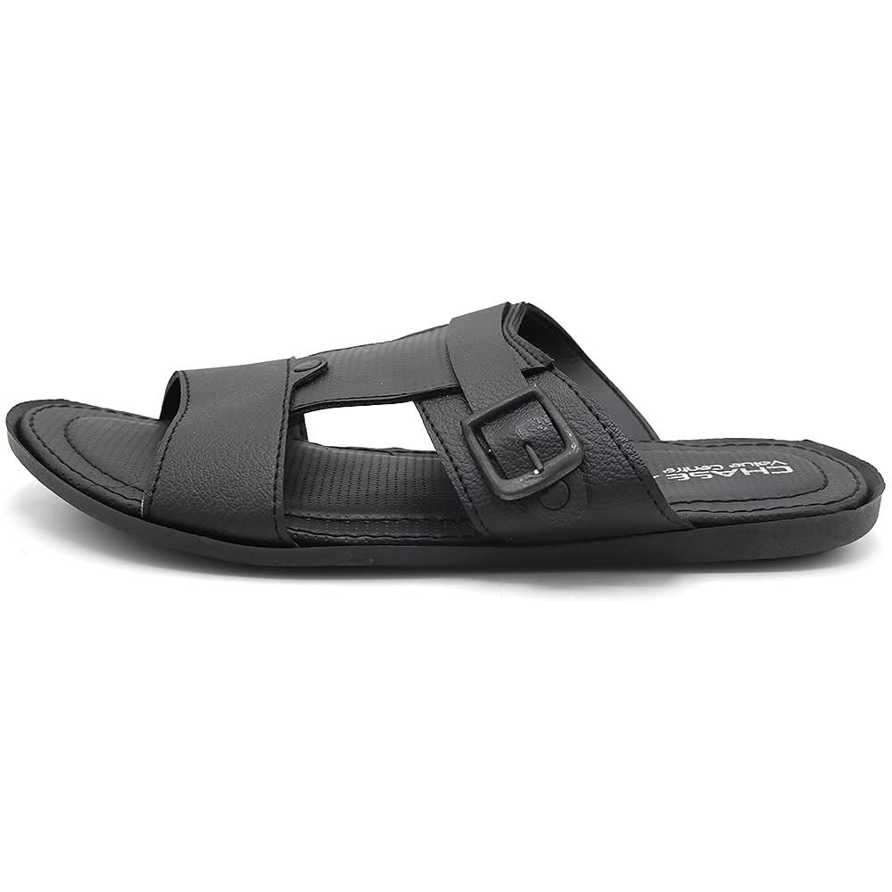 Men's Slippers A-07 - Black, Men, Slippers, Chase Value, Chase Value