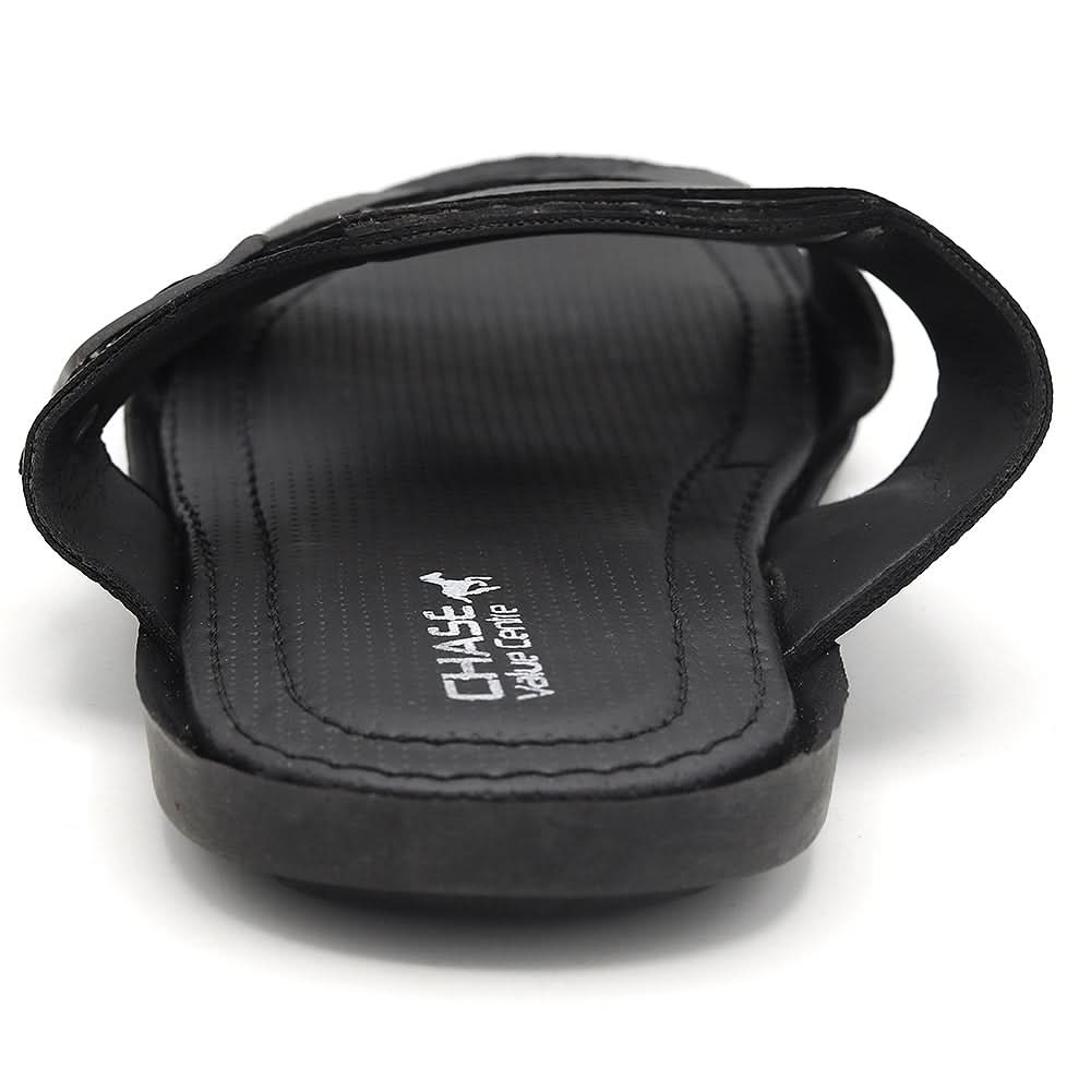 Men's Slippers A-07 - Black, Men, Slippers, Chase Value, Chase Value