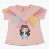 Girls Knitted Tops - Peach, Girls Tops, Chase Value, Chase Value