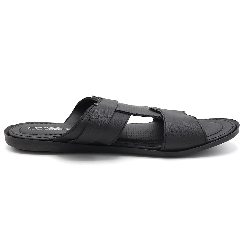 Men's Slippers A-07 - Black, Men, Slippers, Chase Value, Chase Value