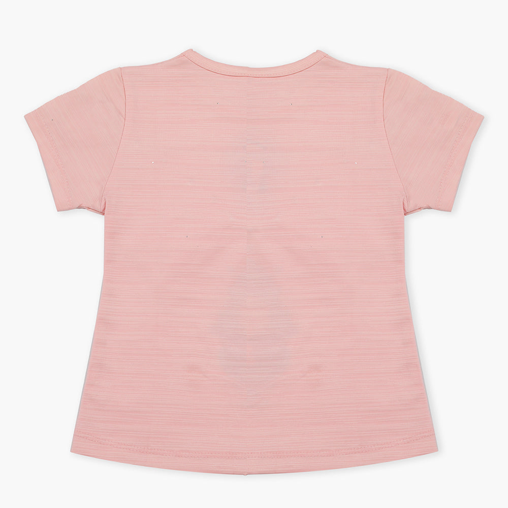 Girls Knitted Tops - Peach, Girls Tops, Chase Value, Chase Value