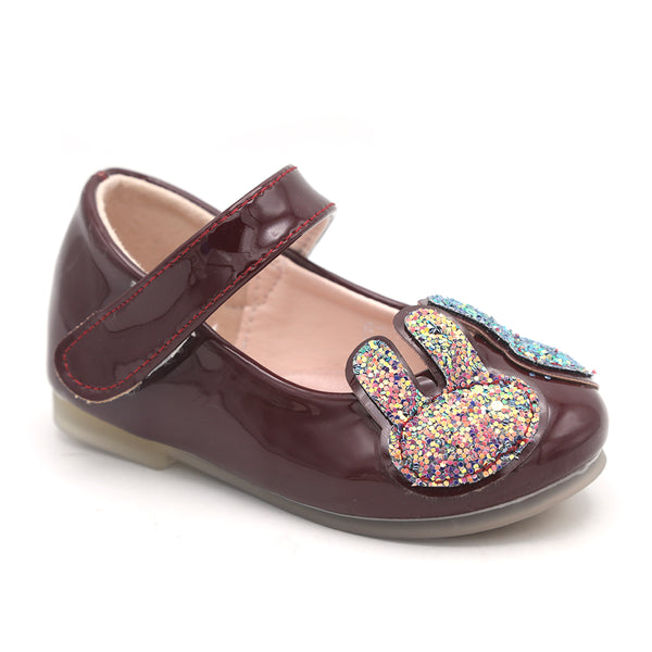 Girls Pumps 633-1S - Maroon, Kids, Pump, Chase Value, Chase Value