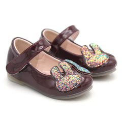 Girls Pumps 633-1S - Maroon, Kids, Pump, Chase Value, Chase Value