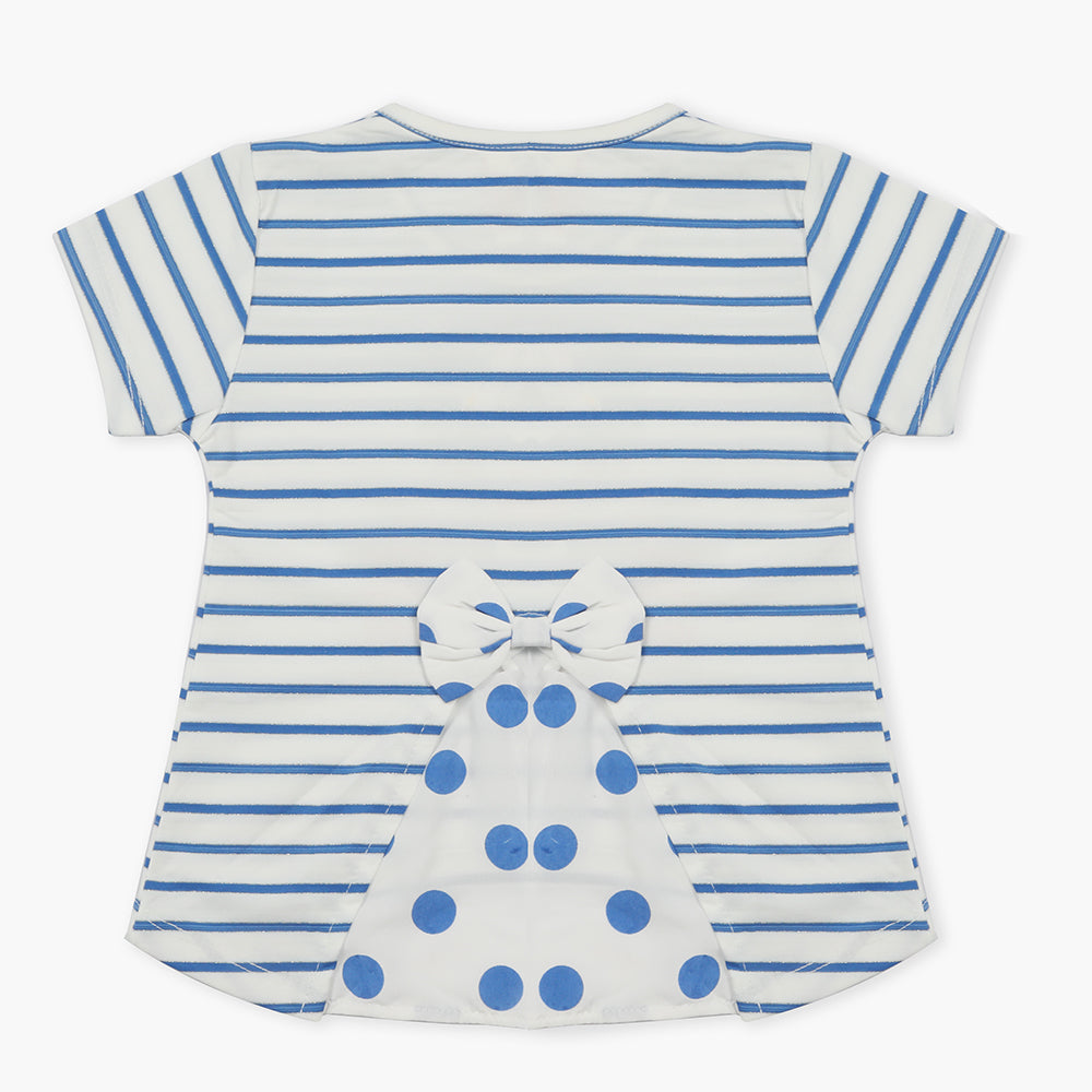 Girls Knitted Tops - Blue, Girls Tops, Chase Value, Chase Value