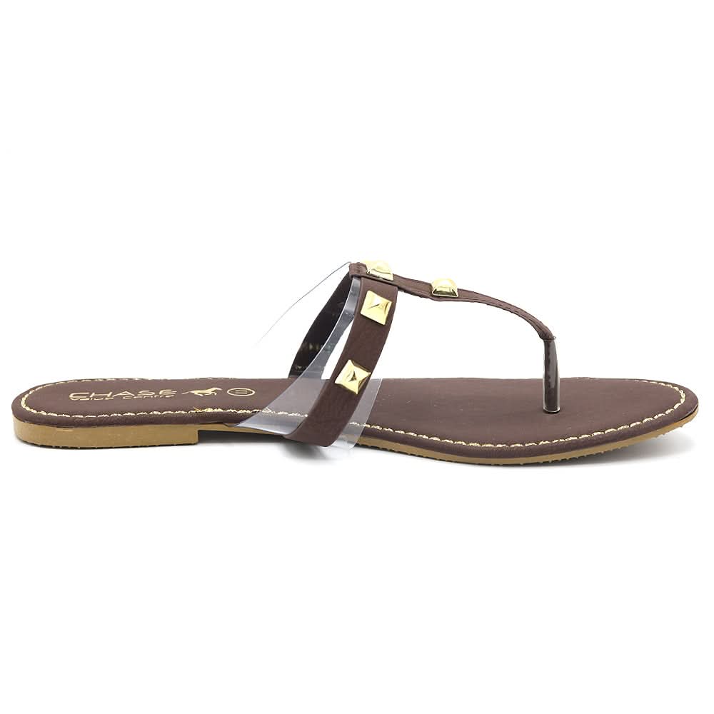 Women's Fancy Slippers KL-049 - Brown, Women, Slippers, Chase Value, Chase Value