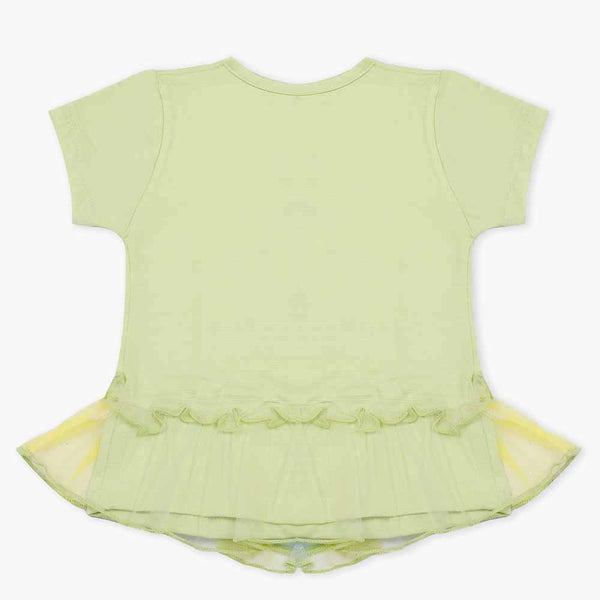 Girls Knitted Tops - Light Green, Girls Tops, Chase Value, Chase Value