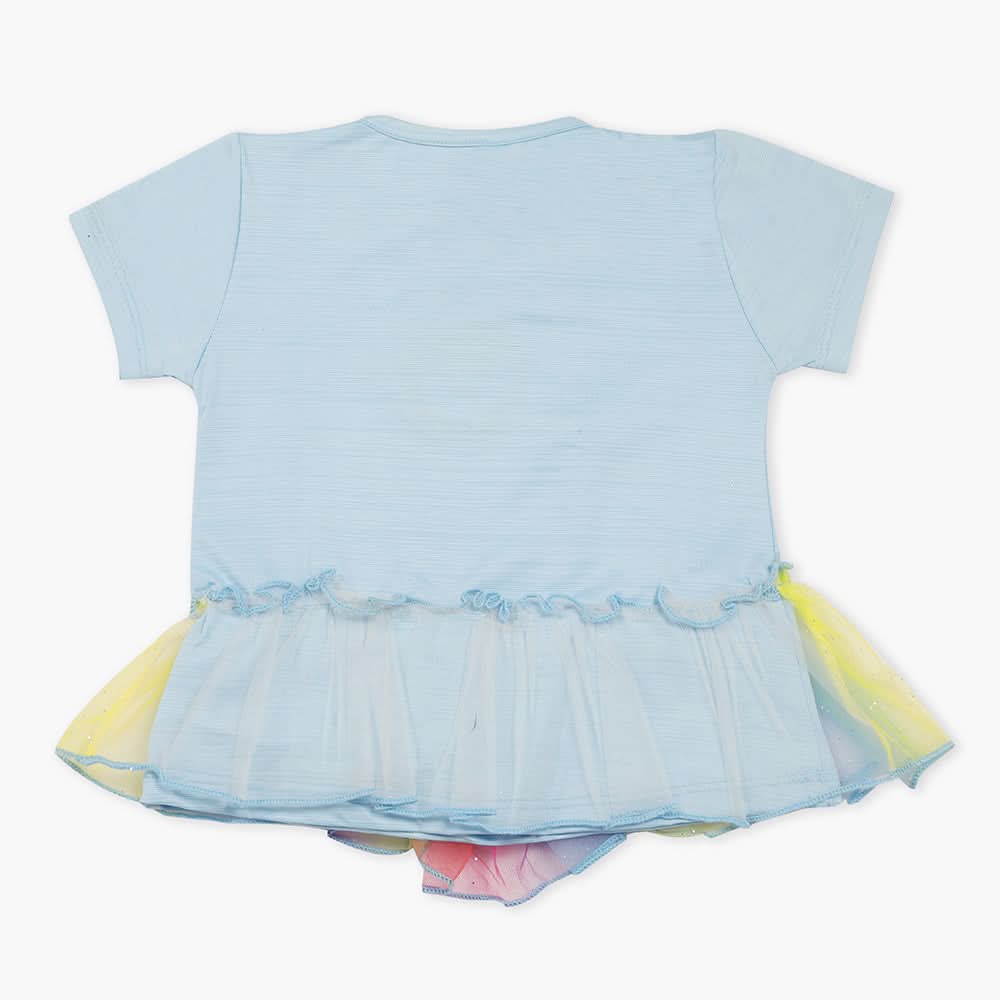 Girls Knitted Tops - Blue, Girls Tops, Chase Value, Chase Value