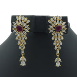 A.D Zarcon Earing Tops - Maroon, Women, Earrings & Tops, Chase Value, Chase Value