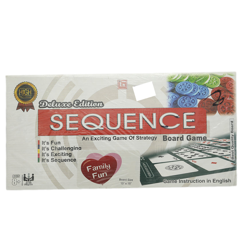 Sequence Game - White, Kids, Board Games And Puzzles, Chase Value, Chase Value