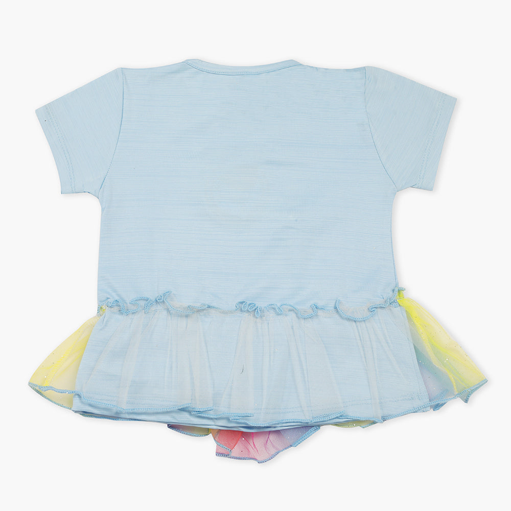 Girls Knitted Tops - Blue, Girls Tops, Chase Value, Chase Value