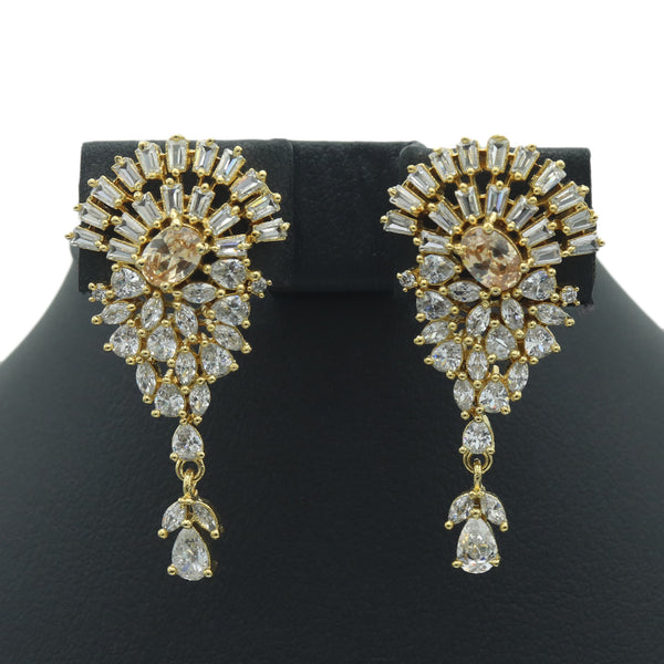 A.D Zarcon Earing Tops - Golden, Women, Earrings & Tops, Chase Value, Chase Value