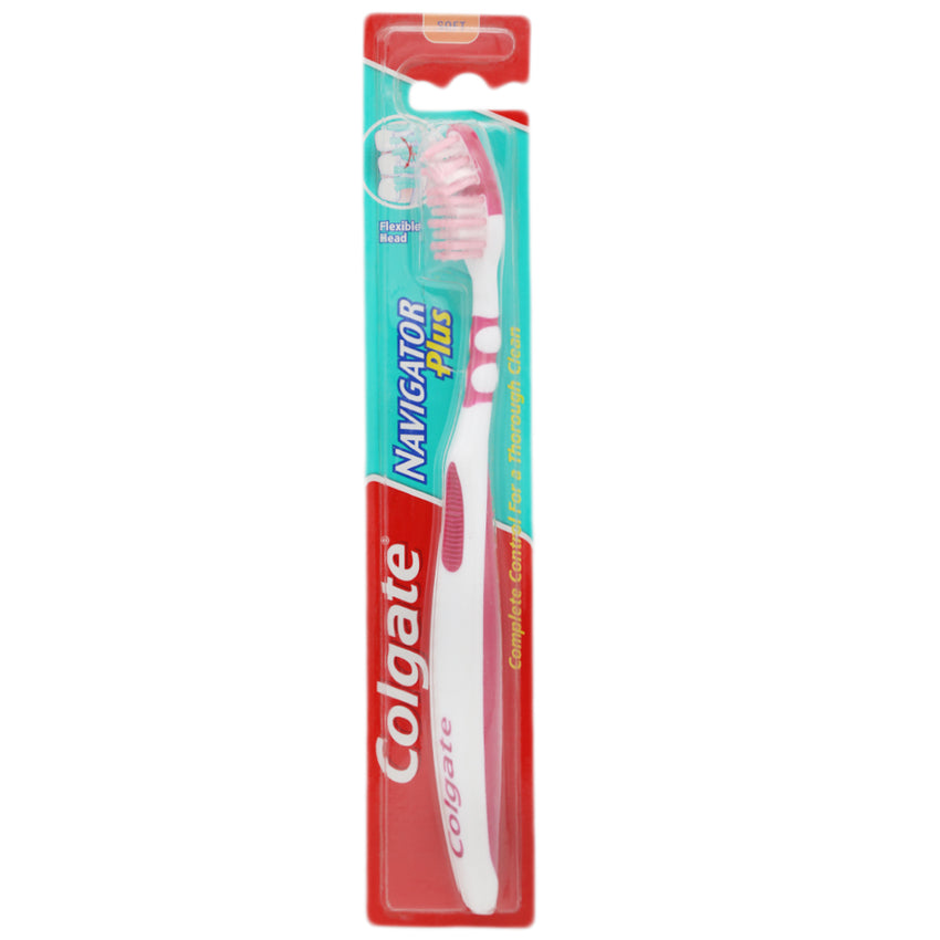 Colgate Tooth Brush Navigator Plus - Pink, Beauty & Personal Care, Oral Care, Chase Value, Chase Value