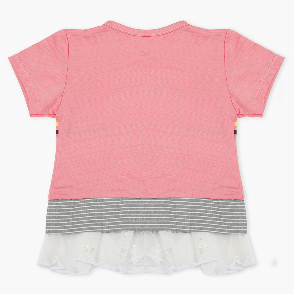 Girls Knitted Tops - Pink, Girls Tops, Chase Value, Chase Value