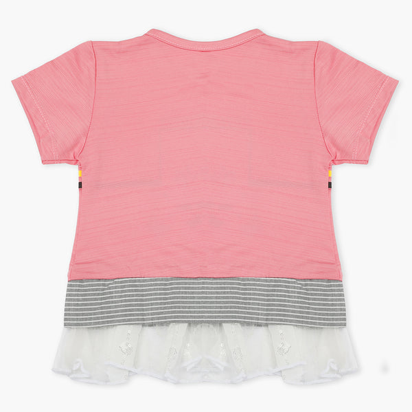 Girls Knitted Tops - Pink, Girls Tops, Chase Value, Chase Value