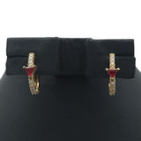 Womens Ear Bali - E - Maroon, Women, Earrings & Tops, Chase Value, Chase Value
