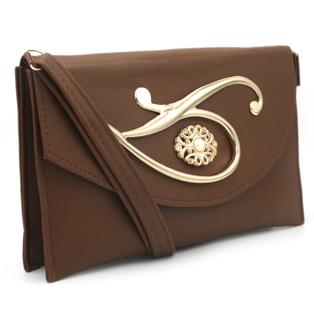 Women's Clutch K-2020 - Coffee, Women, Clutches, Chase Value, Chase Value