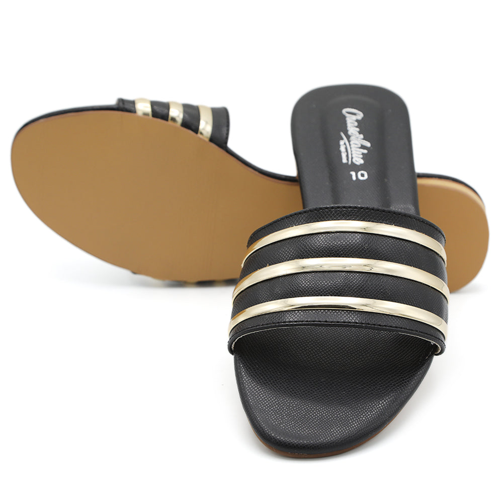 Women's Slipper - Black, Women, Slippers, Chase Value, Chase Value