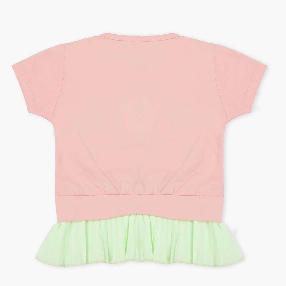 Girls Knitted Tops - Peach, Girls Tops, Chase Value, Chase Value