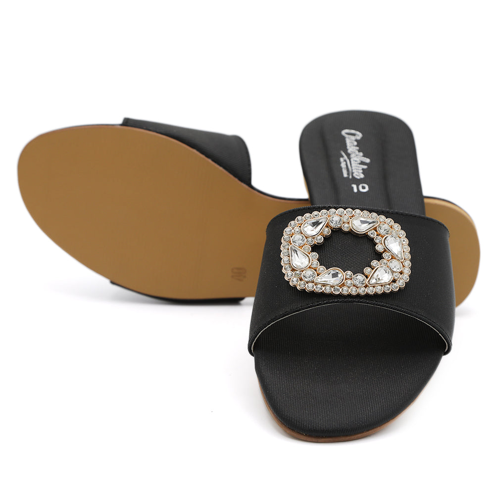 Women's Slipper - Black, Women, Slippers, Chase Value, Chase Value