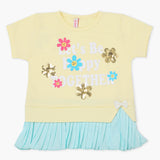 Girls Knitted Tops - Lemon, Girls Tops, Chase Value, Chase Value