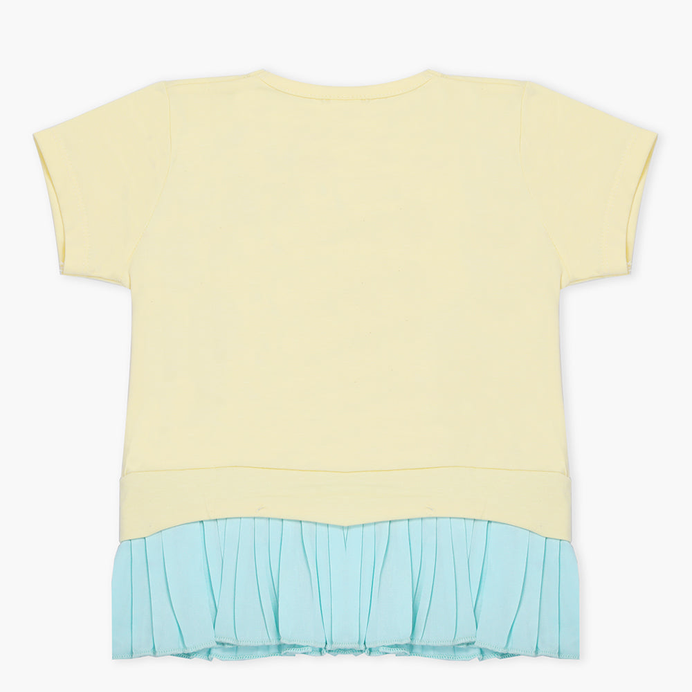 Girls Knitted Tops - Lemon, Girls Tops, Chase Value, Chase Value