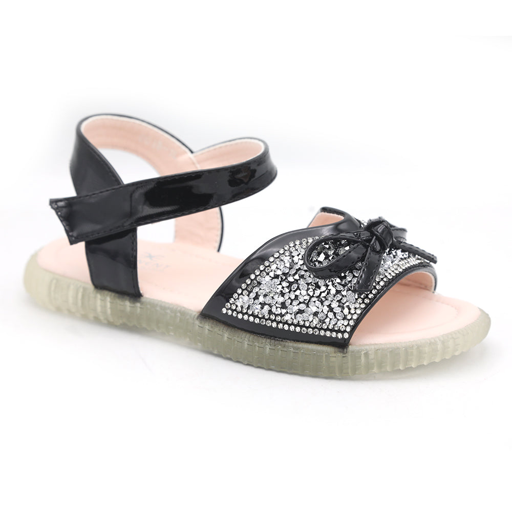 Girls Sandal - Black, Kids, Girls Sandals, Eminent, Chase Value