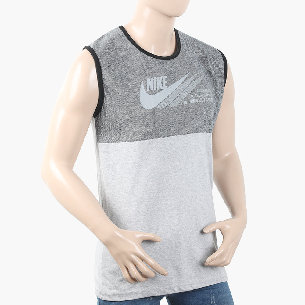 Men's Sleeveless T-Shirt - Grey, Men's T-Shirts & Polos, Chase Value, Chase Value