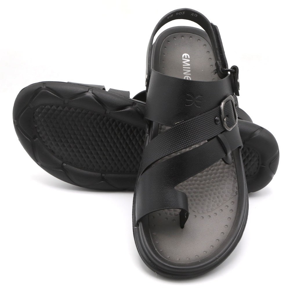 Men's Sandal - Black, Men, Sandals, Eminent, Chase Value