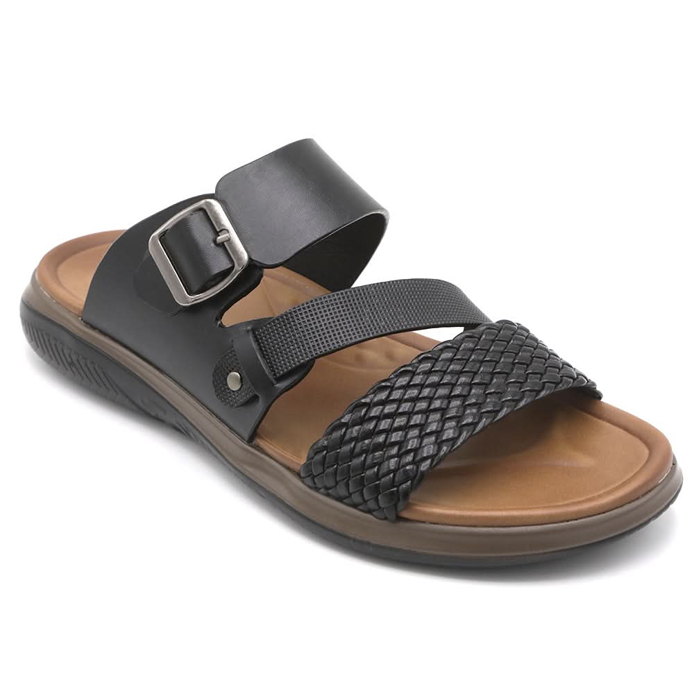 Men's Slipper - Black, Men, Slippers, Chase Value, Chase Value