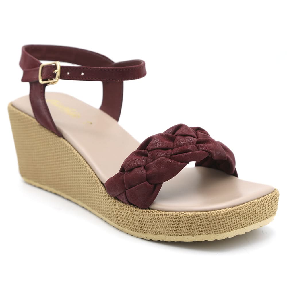 Women's Sandal - Maroon, Women, Heels, Chase Value, Chase Value