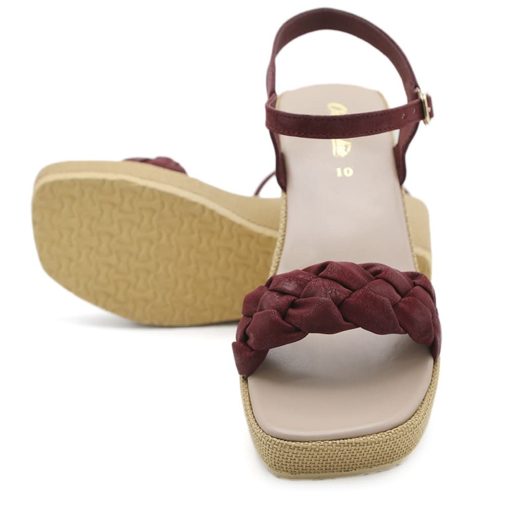 Women's Sandal - Maroon, Women, Heels, Chase Value, Chase Value