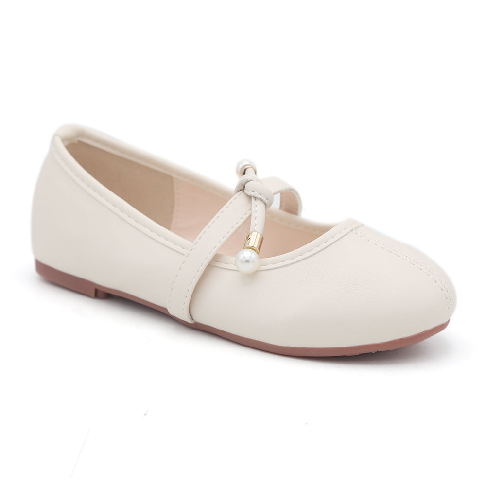 Girls Pumps 898-1S - Beige, Kids, Pump, Chase Value, Chase Value