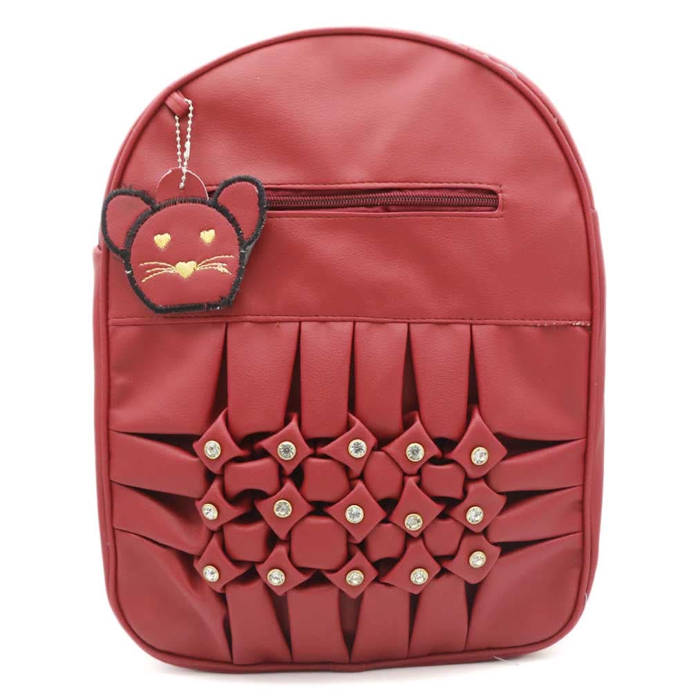 Girls Bag - Maroon, Kids Bags, Chase Value, Chase Value
