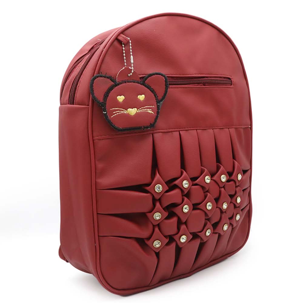 Girls Bag - Maroon, Kids Bags, Chase Value, Chase Value