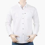 Men's Casual Shirt - White, Men's Shirts, Chase Value, Chase Value