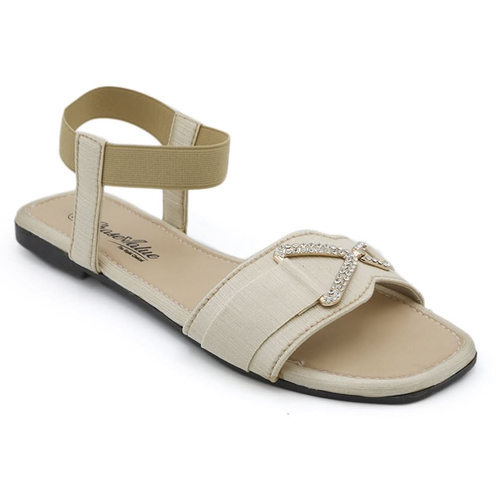 Women's Sandal - Golden, Women, Sandals, Chase Value, Chase Value