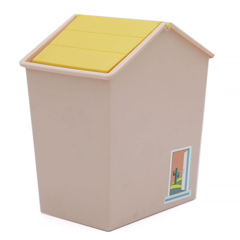 Mini Dustbin - Peach, Home & Lifestyle, Storage Boxes, Chase Value, Chase Value