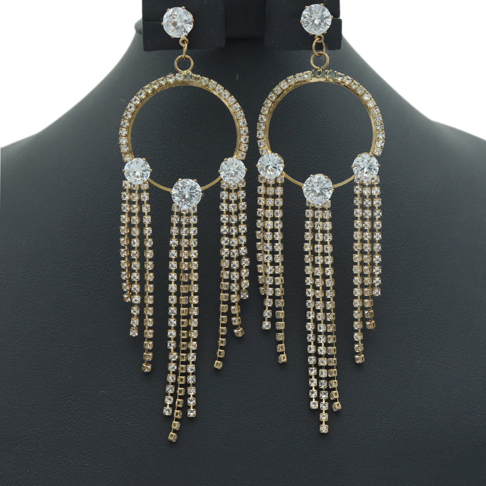 Womens Earing - A - Golden, Women, Earrings & Tops, Chase Value, Chase Value