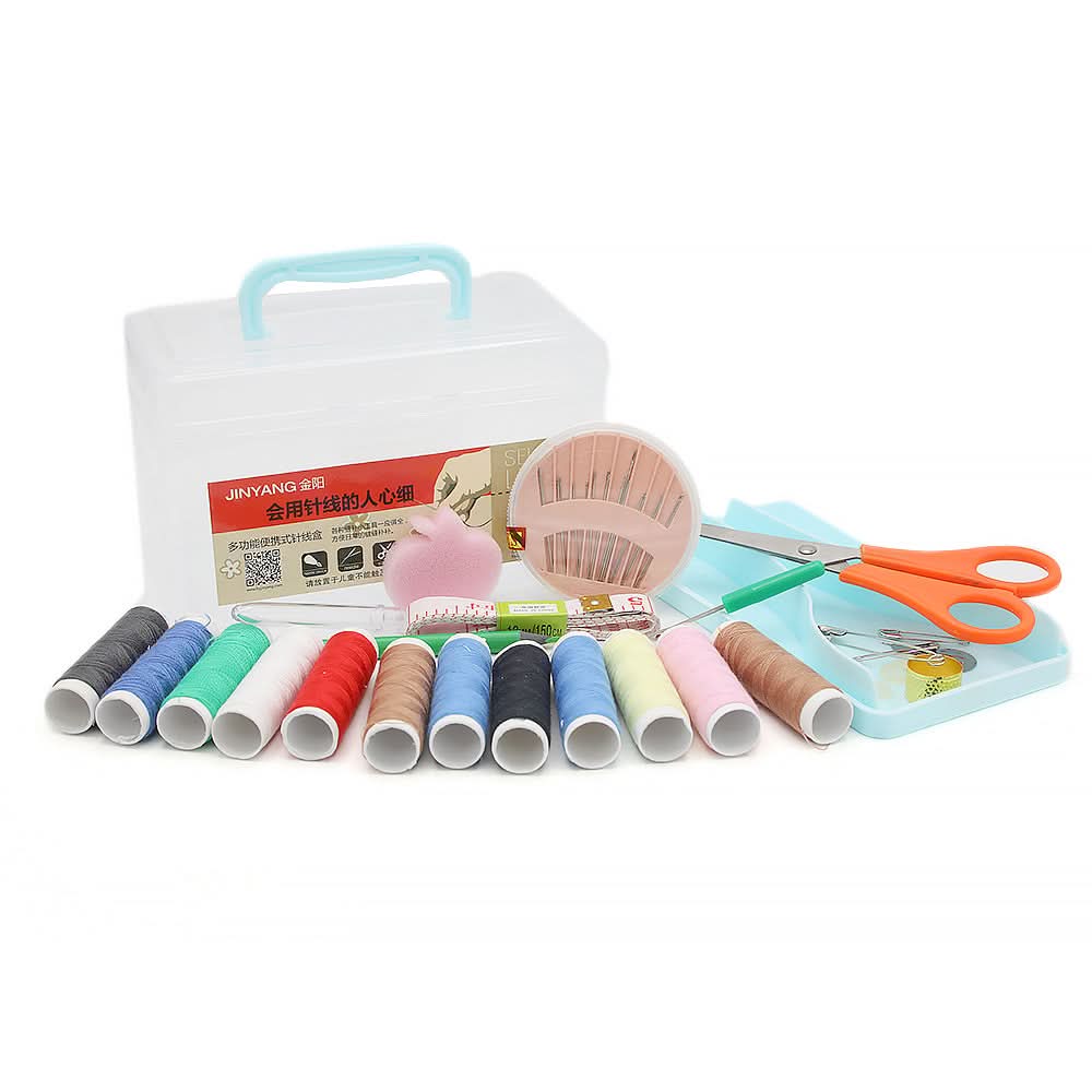 Sewing Box Square - Blue, Home & Lifestyle, Storage Boxes, Chase Value, Chase Value