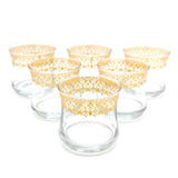 Classy Glass Golden 6 Pcs Set 300 ML - Golden, Home & Lifestyle, Glassware & Drinkware, Chase Value, Chase Value