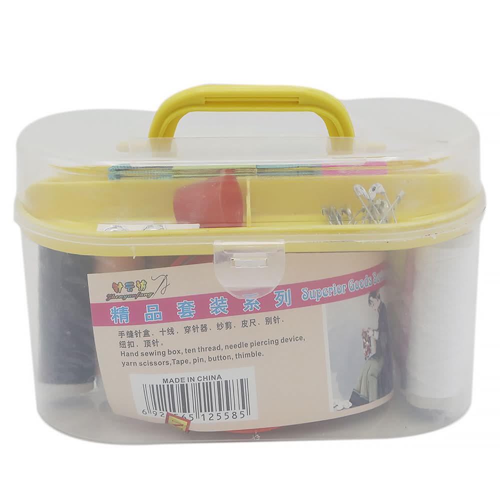 Sewing Box Round - Yellow, Home & Lifestyle, Storage Boxes, Chase Value, Chase Value