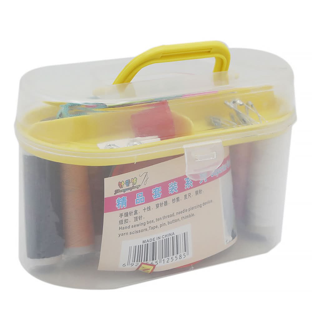Sewing Box Round - Yellow, Home & Lifestyle, Storage Boxes, Chase Value, Chase Value